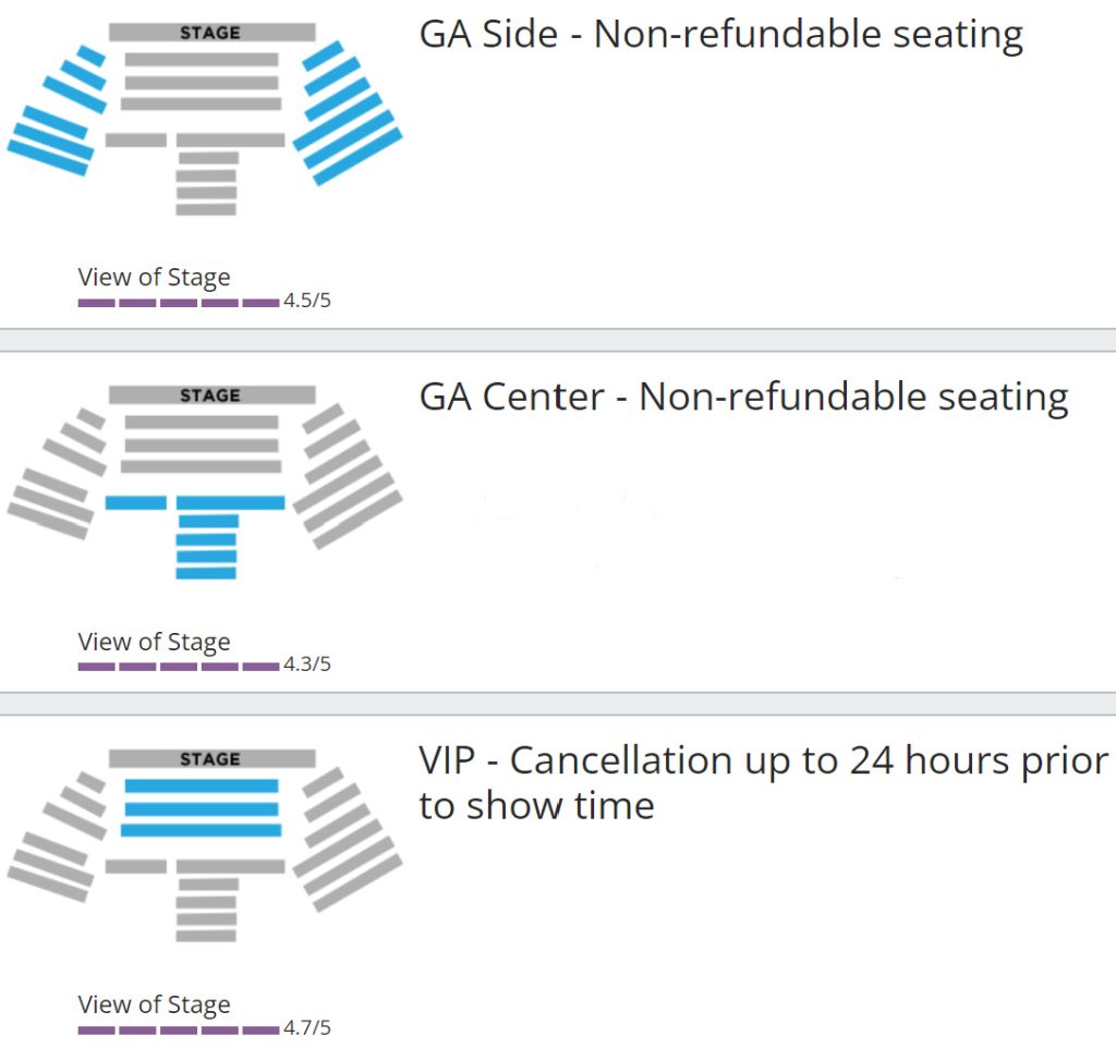 Las Vegas Live Comedy Club Seating Chart The Best Seats!