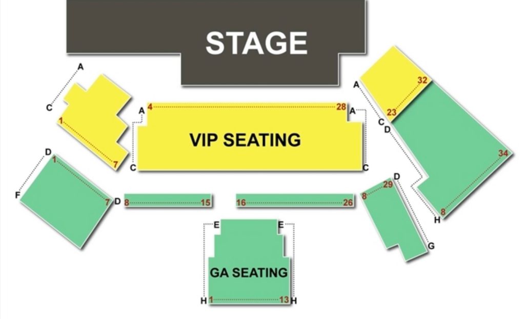V Theater Las Vegas Seating Chart With Seat Numbers